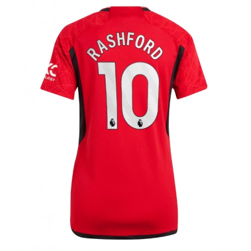 Manchester United Marcus Rashford #10 Hjemmedrakt Kvinner 2023-24 Kortermet Manchester United Marcus Rashford #10 Hjemmedrakt Kvinner 2023-24 Kortermet